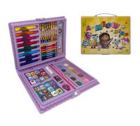 VALIGETTA 65 PEZZI GABBY'S DOLLHOUSE SCATOLA COLORI CANCELLERIA STICKERS BAMBINI