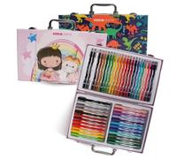 Valigetta artista con manico TintaUnita art 2025 24 pastelli + 24 pennarelli