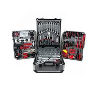 Valigetta Attrezzi Completa 4 Scomparti 187 Pezzi Set Utensili Cassetta Lavoro