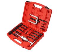 valigetta attrezzi Kit estrattore for guide e guarnizioni for cuscinetti con pinza for foro cieco Set di estrattori for cuscinetti ruota a forma di U da 16 pezzi Scivolo metallo