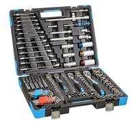 Güde 39003 - Cassetta degli attrezzi GWZK 157 (157 chiavi a bussola e utensili in acciaio al cromo vanadio, in pratica valigetta)