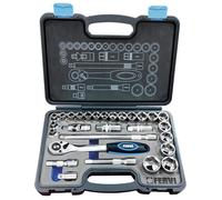 Set serie chiavi 28 Pz a bussola Fervi S328 da 1/2" in valigetta con prolunghe e