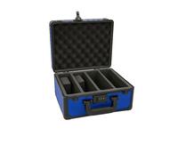 Valigetta Blu porta carte Slab/Gradate, 4 spazi a combinazione