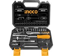 VALIGETTA BUSSOLE SET 45 PZ DA 1/4 - HKTS14451 INGCO
