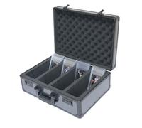 Valigetta Carbon porta carte Slab/Gradate, 4 spazi a combinazione