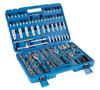 TecTake Valigetta chiavi a cricchetto assortimento attrezzi 171 pezzi bussola | Attacco misto 1/4", 3/8" e 1/2"