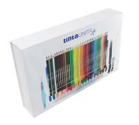 CASSETTIERA TRE RIPIANI PASTELLI PENNARELLI BRUSH E PASTELLI CERA TINTA UNITA