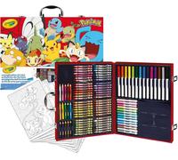 VALIGETTA COLORI CRAYOLA POKEMON 115 MATITE PASTELLI A CERA PENNARELLI FOGLI