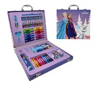 Valigetta colori Frozen Disney scatola per bambini completa di colori articoli di cancelleria stickers