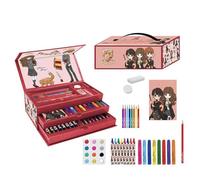 Valigetta Colori per Bambini di Harry Potter - con Pennarelli, Acquarelli e Matite Colorate - con Quadernino per Disegnare - Prodotto Originale Elaborato in Spagna