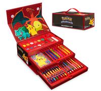 VALIGETTA COLORI PER BAMBINI POKEMON ACCESSORI D'ARTE CON MATITE DA VIAGGIO