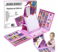 Valigetta Colori Pittore 208 pz Colori Pittura Pastelli Acquerelli Professionale