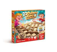 Hape22 Giochi Classici in 1 Set Portatile - Scacchi, Dama, Tris, Ludo & Altro - Gioco Famiglia, Viaggio e Serate Ludiche