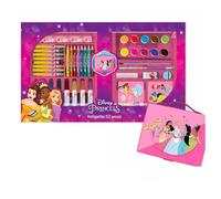VALIGETTA CON COLORI PRINCIPESSE DISNEY SET PER COLORARE GIOCO BIMBE 52 PEZZI