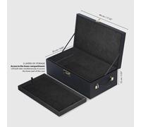 Valigetta Custodia Giocattoli Strap-On-Me Le Coffret Nero Serratura Combinazione
