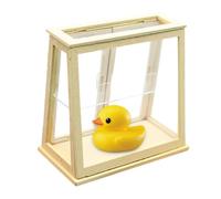 Valigetta da forno in miniatura - 4 x 7,5 x 7 cm, mini supporto per torta per casa delle bambole | vetrina trasparente | modello da forno casa delle bambole supporto per torta giocattolo