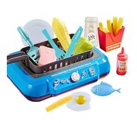 Valigetta da Gioco per Chef - Kit Colorato Giocattoli, Mini Alimentari, Scatola di Attività di Apprendimento | di Gioco di ruolo culinario colorato coinvolgente Le di