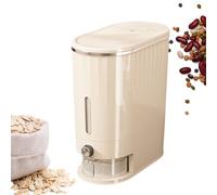 Valigetta da riso - contenitore per il tronco di riso polveroso con coperchio sigillato | Multi Purpose Food Storage Box per chicchi di farina di frumento | Pulsante Premere il tipo di contenitore
