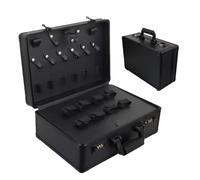 Valigetta da viaggio per | Organizer resistente di grande capacità per trimmers con serrature - Supporto per forbici per capelli da viaggio | Per forbici da tavolo e baule per soggiorno