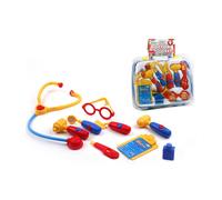 VALIGETTA DEL DOTTORE CON STETOSCOPIO STRUMENTI MEDICALI ACCESSORI GIOCO BAMBINI