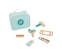 Valigetta del Parrucchiere, 6 Accessori in Legno