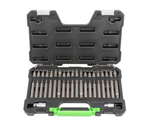 VALIGETTA DI 42 PEZZI CON INSERTI ESAGONALI, A 12 CANTI E TORX INVIOLABILI 1/2"