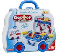 Valigetta Dottore Bambini Giocattolo con Ruote e 14 Accessori Villa Giocattoli 3