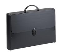 Valigetta polionda Total Black 28x43cm dorso rigido 8,5cm Favorit