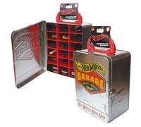 Valigetta Hot Wheels vintage metallo argento per 18 auto 03353 CEFA