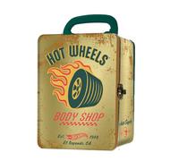 Valigetta Hot Wheels vintage metallo oro per 18 auto 03353 CEFA