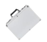 Valigetta in alluminio con serratura, valigette laterali rigide - Valigia per strumenti di precisione dal design con maniglia - Cassetta portaoggetti integrata per camion in spugna con serratura di si