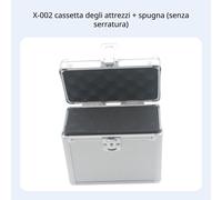 Valigetta in alluminio portatile con interno in schiuma