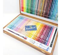 Valigetta in legno Tinta Unita 72 pastelli