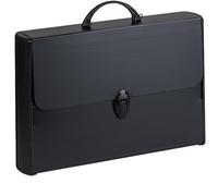 Valigetta polionda Total Black 28x43cm dorso rigido 8,5cm Favorit