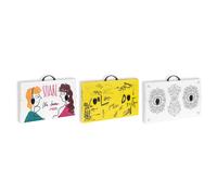 Valigetta in PPL Favorit con stampa Smart in 6 soggetti assortiti 56,5x36,5x5,5 cm - 400183886