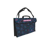 VALIGETTA in tessuto CON TRACOLLA FORMATO A3 portadisegni FANTASIA FIORI BLU - Mitama Zaini e Astucci>Zaini e Trolley Scuola Primaria