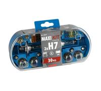 MAXI KIT LAMPADINE LAMPADE PER CAMION 24V BOX FUSIBILI H7 TRENTA PEZZI OFFICINA