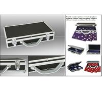 Valigetta Monete ALU SAFE 268 0 Diamante E Vassoio Per Monete In Blu Rosso Scuro