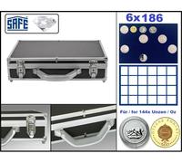 Valigetta monete Dt. IN Capsule Numismatiche 27,5 ALU Safe 268-184 Diamante Per