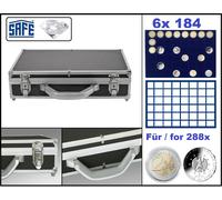 Valigetta monete Francia monete commemorative ALU Safe 268-184 Diamante Per