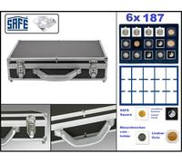 Valigetta Monete Lindner Octo Capsule ALU SAFE 268-187 Diamante 6x 187 Tableau
