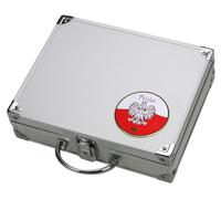 Valigetta Monete Polonia 3D Placca SAFE 244 & Vassoio Per Monete 30 Modelli