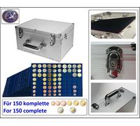 Valigetta monete Set-EURO-monete-corso Gigante Per 150x 1 2 5 10 20 50 Cent 1