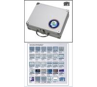 Valigetta monete Gran Bretagna Safe 246-MIX Smart 6 Tableaux Mix per Fino 41 MM