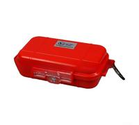 Valigetta per Attrezzi in ABS agli Urti con Cerniere Metalliche e Organizer Rimovibile per Elettronica e Camping - Custodia Protettiva Impermeabile per media(Red)