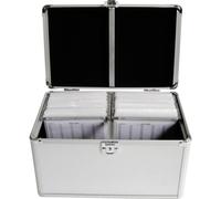 Valigetta per CD MediaRange 200 CD/DVD/Blu-ray Alluminio Argento 1 pz. (L x A x