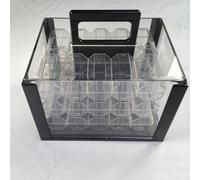 Valigetta per Fiches Scatola Portaoggetti Contenitore Da Esposizione Custodia