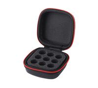 Valigetta per oli essenziali - Custodia per oli essenziali - Contenitore per oli essenziali - Organizzatore portatile per la conservazione degli oli essenziali, custodia per 9 bottiglie, guscio