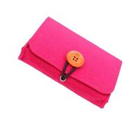 Valigetta per olio da viaggio, in feltro, per la cura della pelle, per olio da massaggio, per interni ed esterni, organizer portatile per campeggio, pendolari, Colore: rosa., vedi descrizione, Vedi