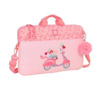 safta Moos Passion - Zaino, custodia per computer portatile fino a 15,6", zaino ideale per bambini di diverse età, comodo e versatile, qualità e resistenza, 40 x 4 x 27 cm, multicolore, M, Casual